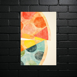 Abstract Color Harmony - shiny glitter