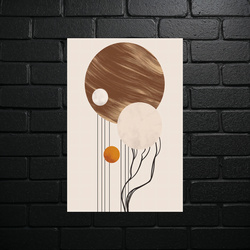 Geometryczna Harmonia w Czerni - błyszczący brokat