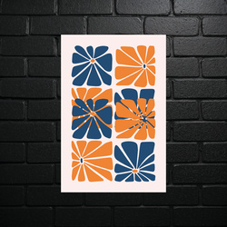 Geometric Night and Sun Flower