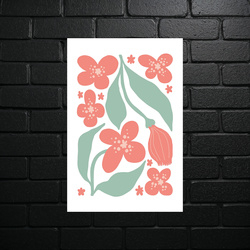 Sakura Flowers - Romantic Composition - shiny glitter