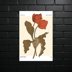 Classic Poppy Dance - Elegant Aluminum Print - shiny glitter