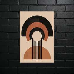 Geometryczna Harmonia Łuków - błyszczący brokat