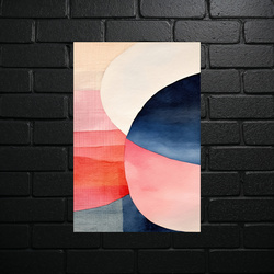 Abstrakcyjne Półkola w Pastelach