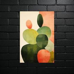 Abstract Silhouettes - Minimalist Harmony - shiny glitter