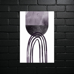 Abstrakcyjna Harmonia w Srebrze - błyszczący brokat