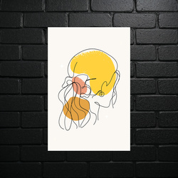 Minimalist Golden Harmony - shiny glitter