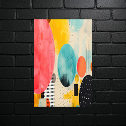 Metropolitan Abstract Dawn - shiny glitter