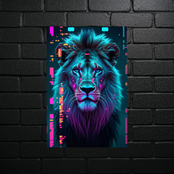 Neon Night King - shiny glitter