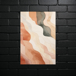 Desert Waves Abstract - shiny glitter