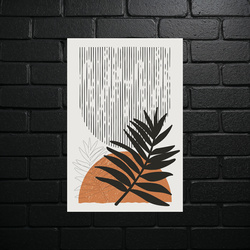 Terracotta Tropical Harmony - shiny glitter