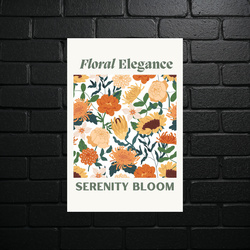 Kwiatowa Elegancja - Serenity Bloom - błyszczący brokat