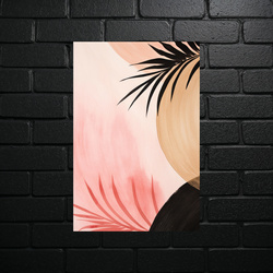 Tropical Harmony in Pink - shiny glitter