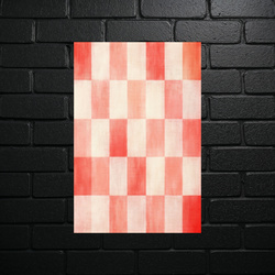 Rose Checkerboard - Geometric Abstraction - shiny glitter