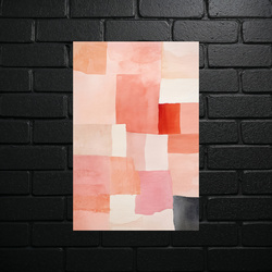 Geometric Harmony in Blush - shiny glitter