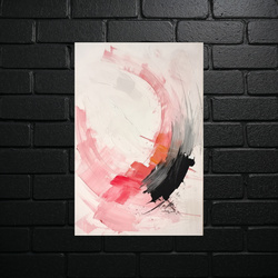 Pink Dynamics - Abstract Harmony - shiny glitter