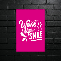 Pink Optimism - Metallic Typography - shiny glitter