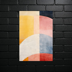 Geometric Harmony - Abstract Color Symphony - shiny glitter