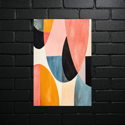 Abstract Color Harmony - shiny glitter