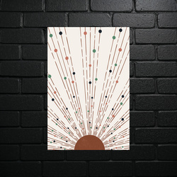 Rays of Joy - Abstract Composition - shiny glitter