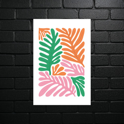 Tropical Harmony in Pastels - shiny glitter