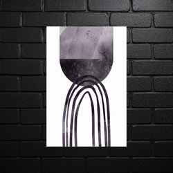 Geometric Harmony in Black - shiny glitter