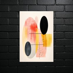 Morning Abstract - Minimalist Design - shiny glitter