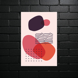 Abstract Harmony in Pink - shiny glitter